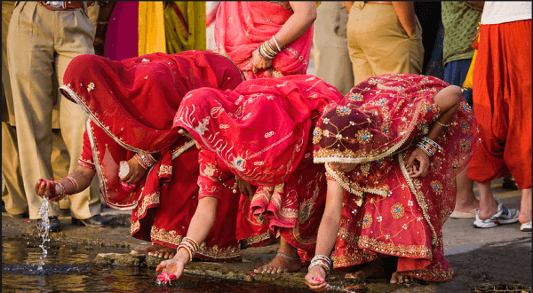 Colourful Dresses of Women