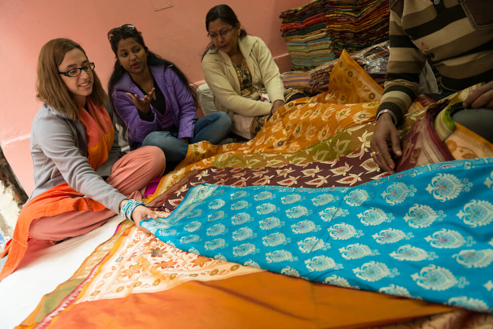 Saree Shopping Varanasi