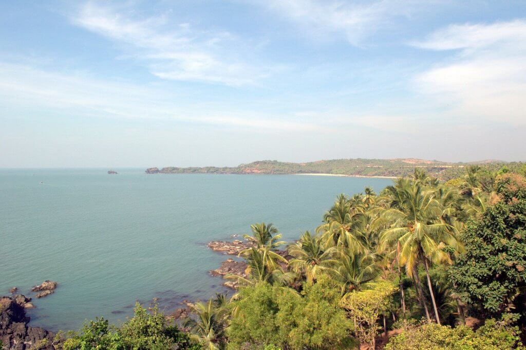 Cabo de Rama fort sky view