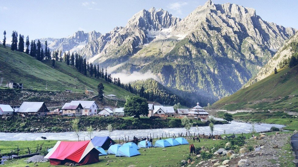 Sonamarg Camp by Sind River