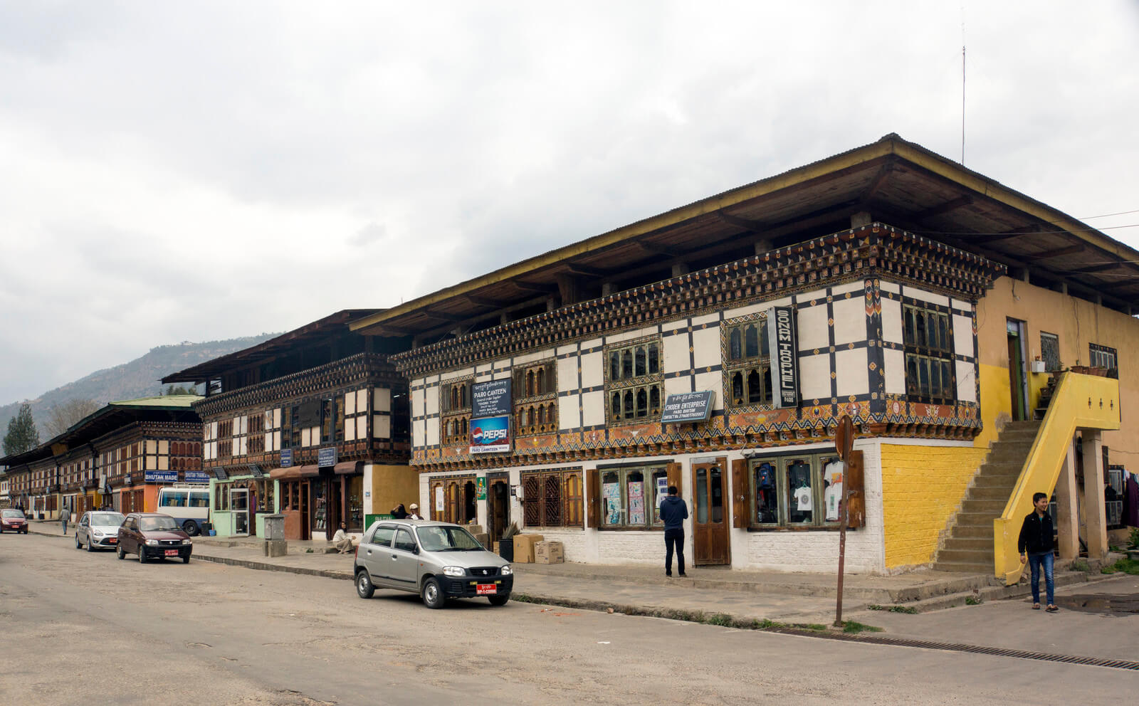 Shoping Market of Paro, Bhutan