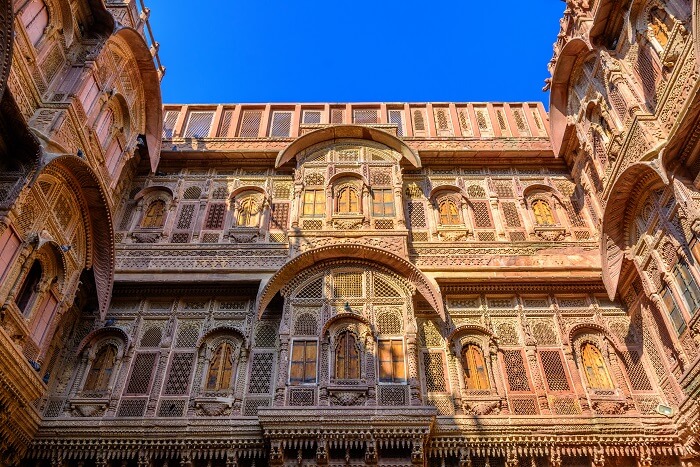 Inside view of Mehrangarh Fort