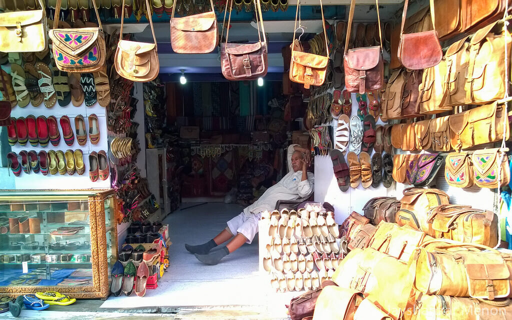 Pushkar Leather Shopping