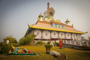 Temples In Lumbini, Nepal