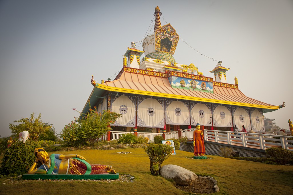 Temples In Lumbini, Nepal
