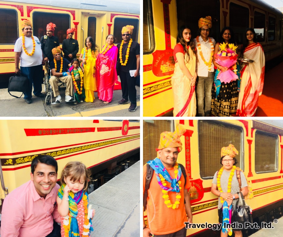 Our Guests of Palace on Wheels Train