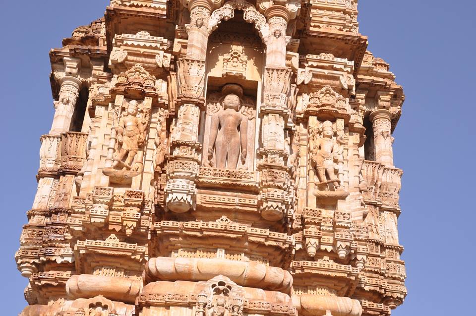 Tirthankar Carvings at Kirti Stambh, Chittorgarh Fort
