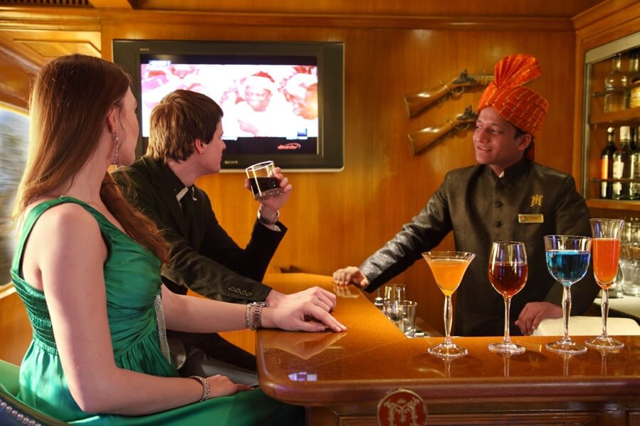 bar in maharajas express