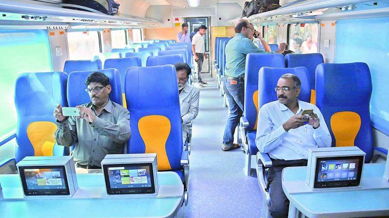 Tejas Express seats