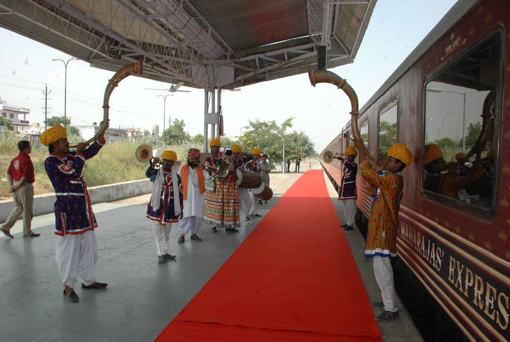 Welcome of Maharajas' Express