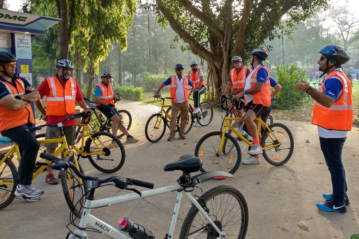 cycle tour Sanjay Van