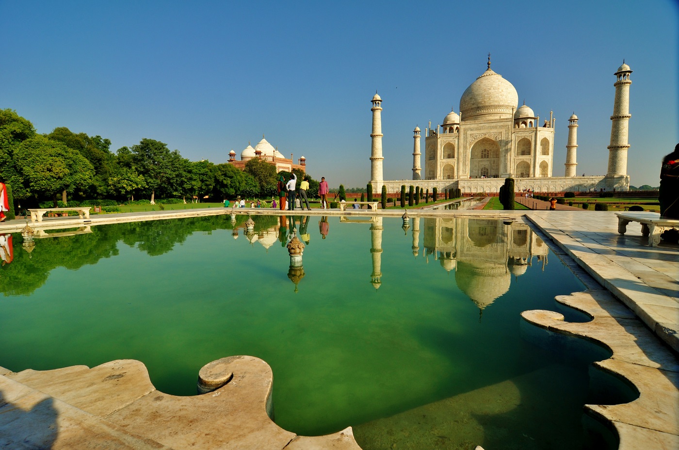 Canals of Taj Mahal