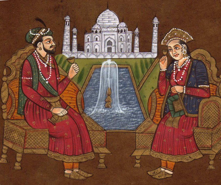 Shah Jahan and Mumtaz Mahal