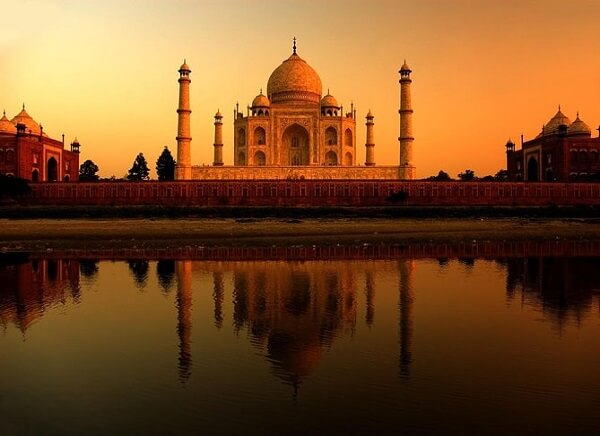 Sunset Taj Mahal